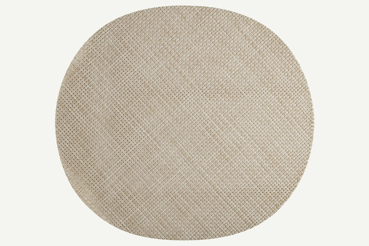 Round textilene placemat