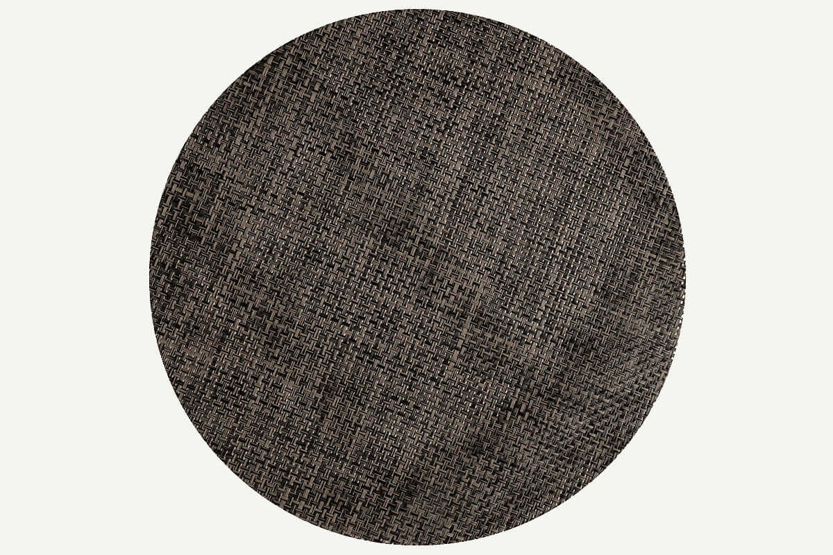 Round textilene placemat