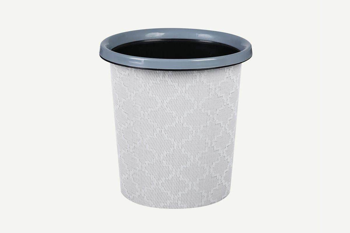 Modern office paper garbage can