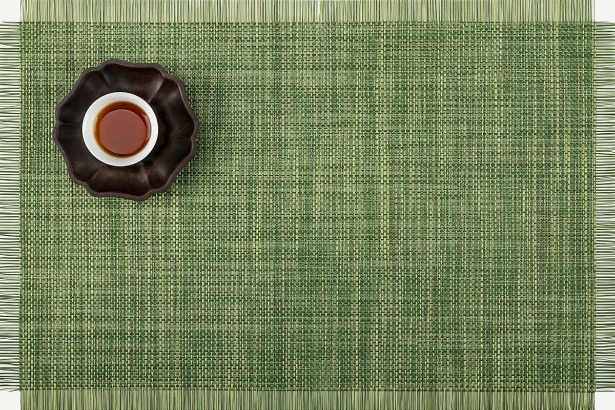 Fringed new design placemat